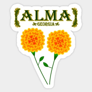 Alma Georgia Sticker